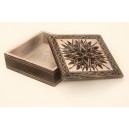 Caja Cuadrado piedra de jabón bordado