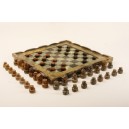 Game of chess and checkers soapstone