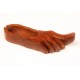 Jacaranda wood foot shaped ashtray